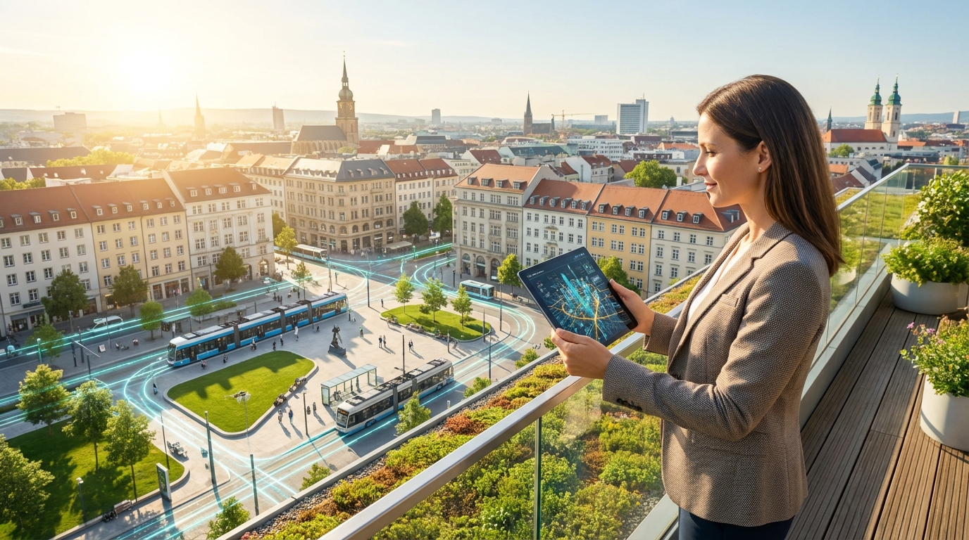 visueller eyecatcher / hero-bild: Kompakte Übersichtsseite (höchstens 6 Sektionen, knappe Texte) im Marketing-Bereich Grundlagen: Das Whitepaper Communication Intelligence fü